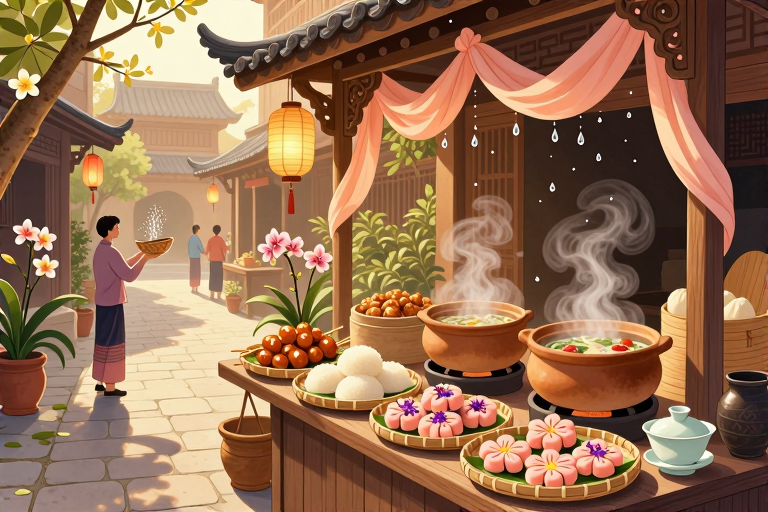 泼水节吃什么-知来