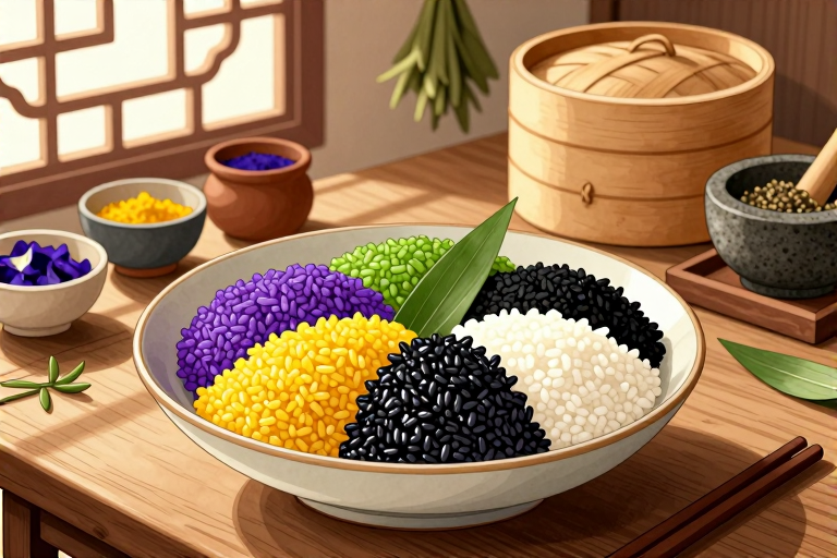 五色糯米饭起源是什么-知来