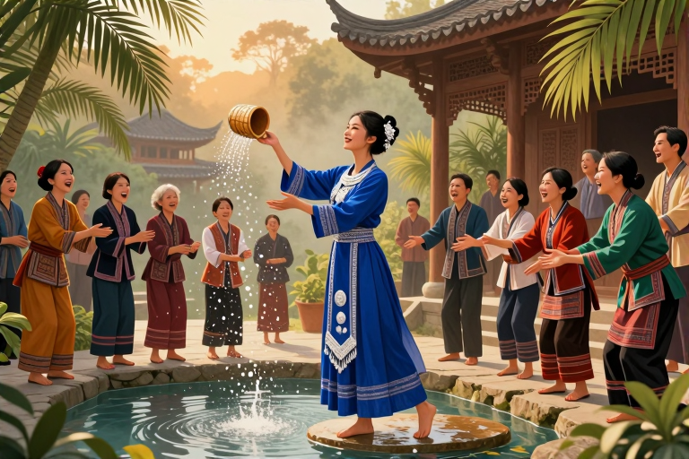 泼水节的来历和习俗-知来