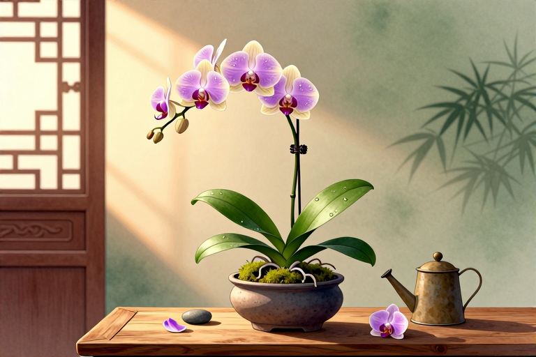 万代兰养护开花方法-知来