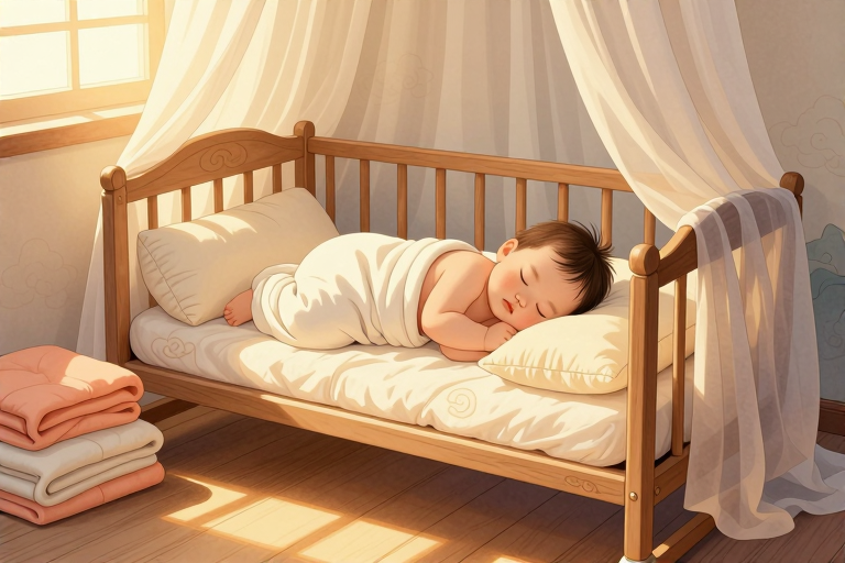宝宝睡眠姿势怎么选-知来