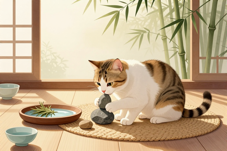 猫咪吃石头怎么办-知来