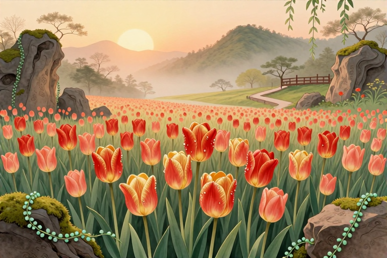 郁金香的花语和传说故事是什么-知来