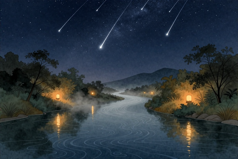 梦见河水流星屑能当真吗-知来