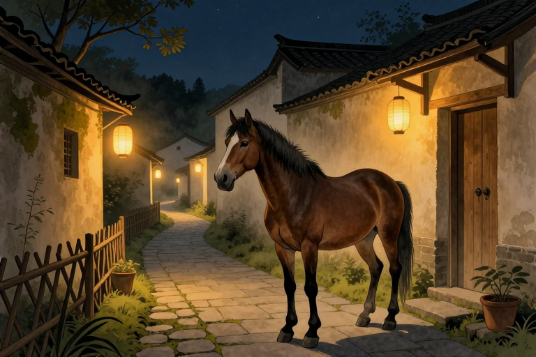 梦见老马认路自己回了村是反梦吗-知来