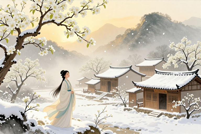 梦见梨花把村子都染白了是好是坏-知来