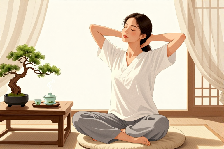 颈椎不舒服怎么拉伸-知来