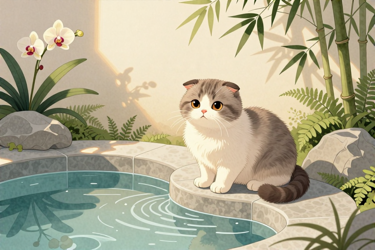 折耳猫洗澡步骤图解-知来