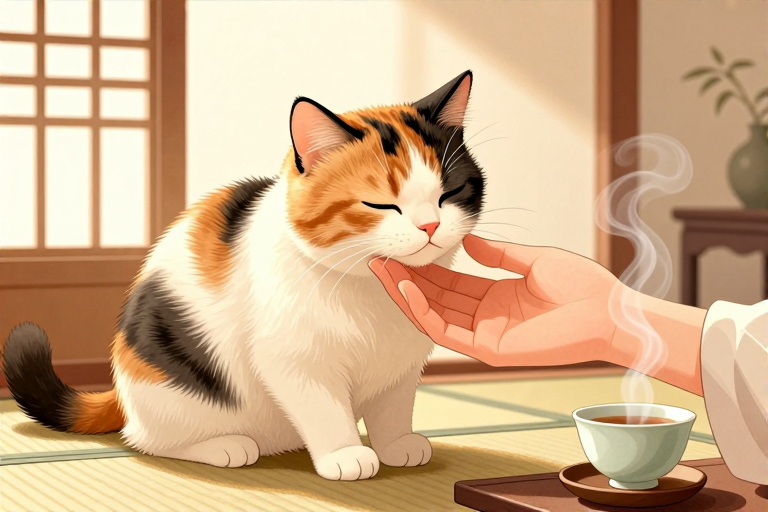 三花猫蹭人是什么意思-知来